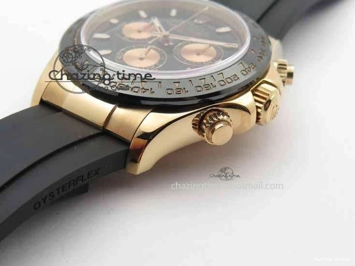 0511 Daytona 116515 Noob 1:1 Best Edition Black RG Dial On Black Rubber Strap A7750 (Free Extra Strap) ZipUp 3743